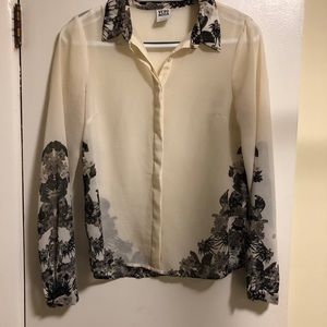 Vero Moda Sheer Floral Blouse